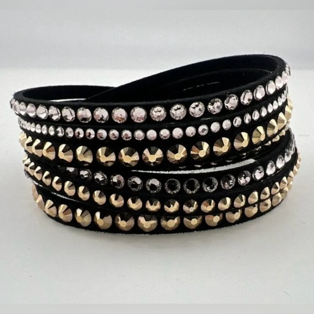 DISPLAY ITEM. Authentic Swarovski Slake Deluxe Wrap Bracelet, 5089699. RARE. - Picture 7 of 12